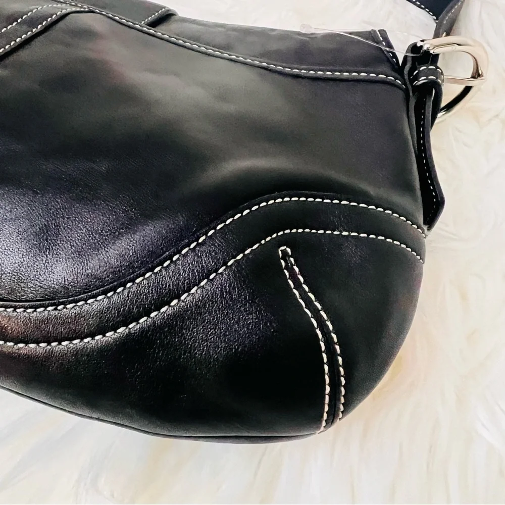 Vintage Coach 9248 Medium
Black Soho Y2K Leather Shoulder Bag EXCELLENT - Picture 8 of 13